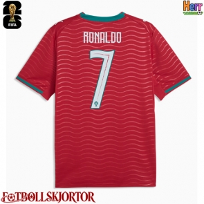 Portugal Cristiano Ronaldo #7 Hemmatröja VM 2026 Kortärmad